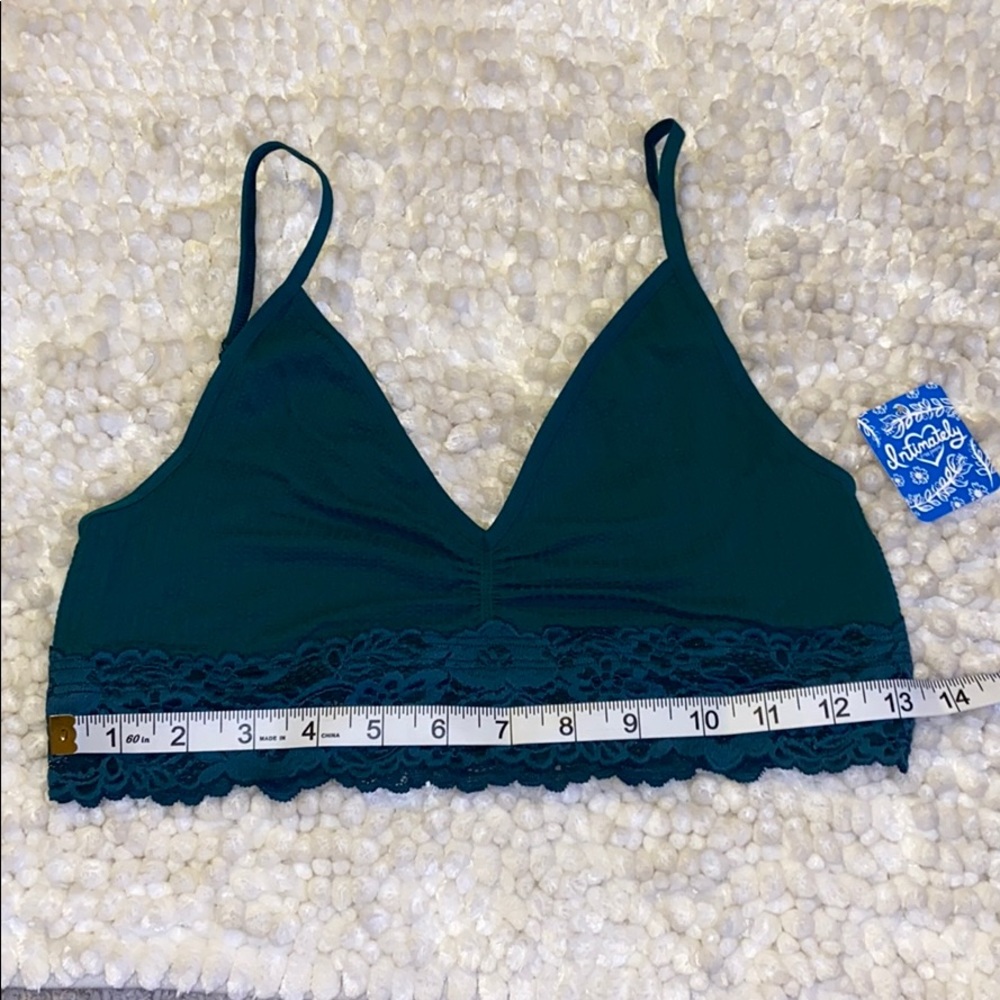 NWT Free People Stevie Lace Trim Bralette M/L - Picture 5 of 8